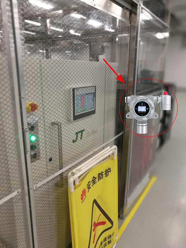 六氟化硫氣體探測器安裝現(xiàn)場