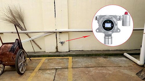 智能氣體探測(cè)器安裝現(xiàn)場(chǎng)