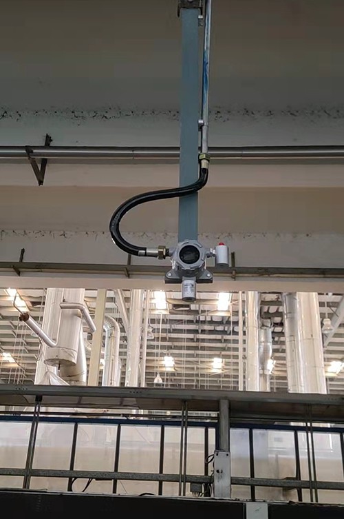 固定式氣體檢測儀安裝現(xiàn)場圖