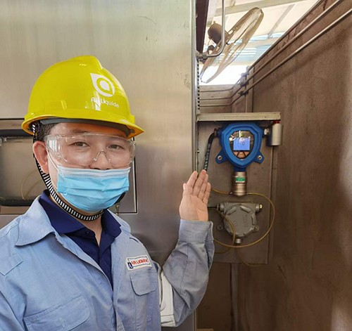 四氫噻吩氣體檢測儀現(xiàn)場圖