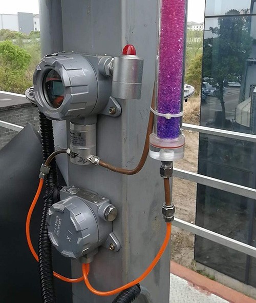 卡套式氣體檢測(cè)儀現(xiàn)場(chǎng)圖